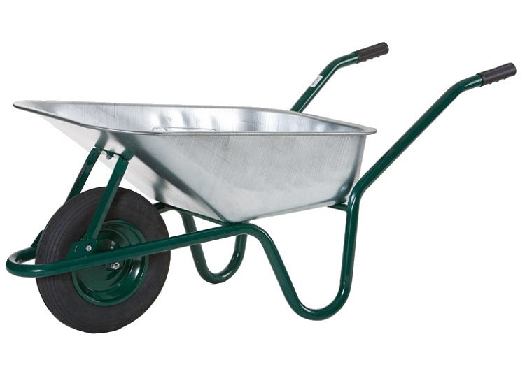 Тачка строительная одноколесная Forte 90 л 160 кг WB6414T (31247)