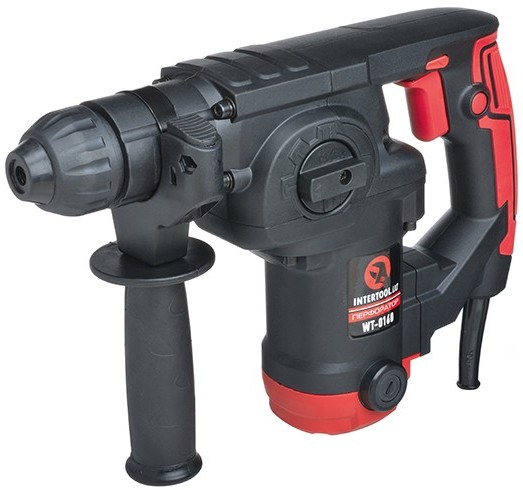 Перфоратор Intertool 900 Вт, 3.5 Дж, 0-930 об/мин, 0-5100 уд/мин, 3 режима (WT-0160)