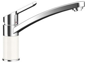 Кухонный смеситель Schock SC90 Polaris-99 хром/белый (59800099)