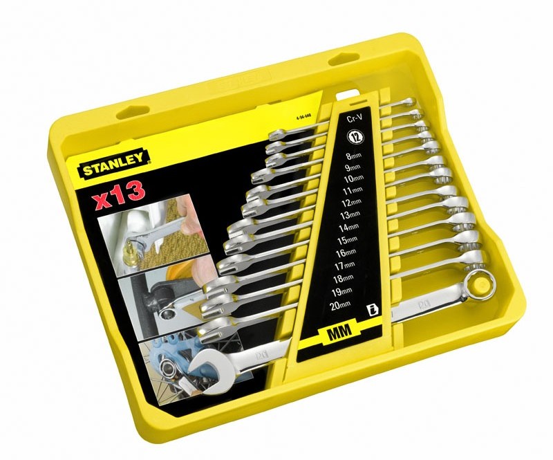 Набор ключей комбинированных Stanley MaxiDrive Plus М8- М20 13 шт (4-94-648)