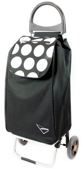 Сумка-тележка Aurora Rio 50 Black/White Pois (926850)