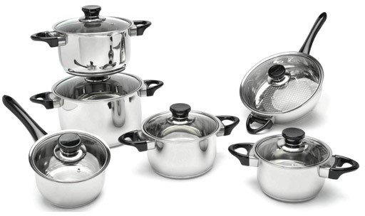 Набор посуды BergHoff Vision Premium 12 предметов (1112466)