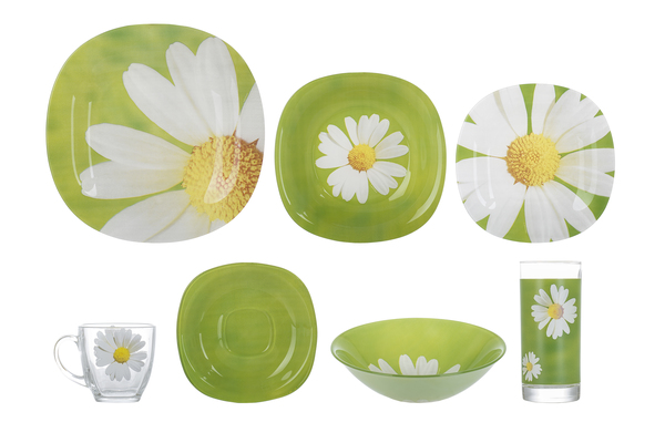 Сервиз столовый Luminarc Carina Paquerette Green 42 предмета (N4203)