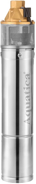 Насос вихревой Aquatica 0.75кВт H 58(34)м Q 45(20)л/мин D96мм 10м кабеля (778311)