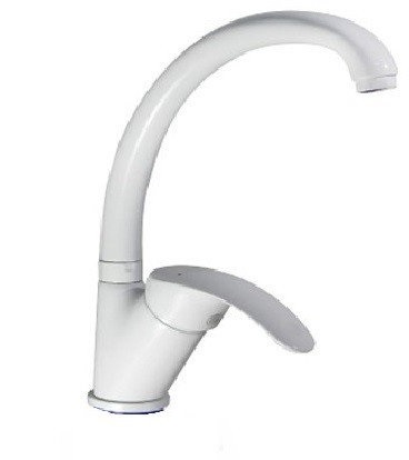 Смеситель для кухни Haiba Mars 011 WHITE (HB0811)