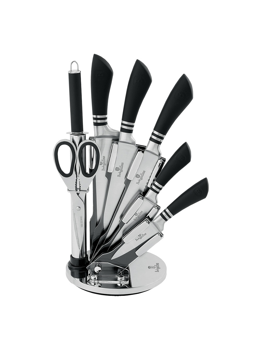 Набор ножей Berlinger Haus Infinity Line Black Stainless Steel 8 предметов (BH-2134)