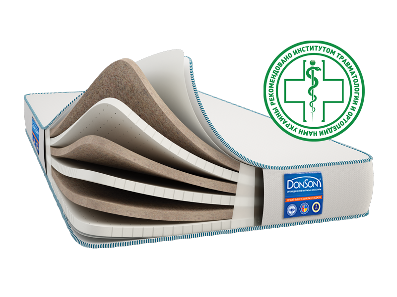 Ортопедический матрас Donson Ecolex 90х200 см (447)