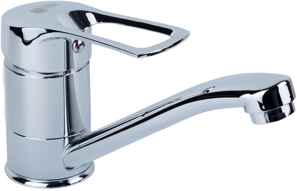 Смеситель для кухни Tau SM D40 гусак прямой 150 мм на шпильке (SM-2B144C)