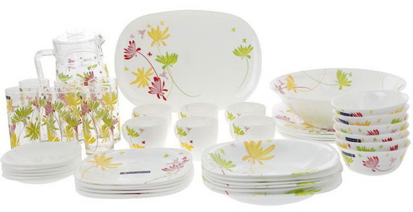 Сервиз столовый Luminarc Carine Crazy Flower 46 предметов (N7094)