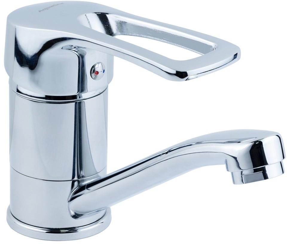 Смеситель для кухни Aquatica MD D40 гусак прямой 150 мм на шпильке (MD-2B144C)