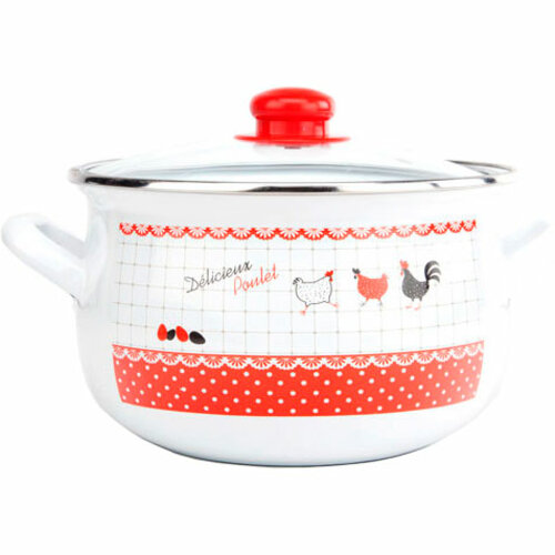 Набор кастрюль Gusto Веселі курчата 2.1л/3.1л/4л (GT-T-3-C)