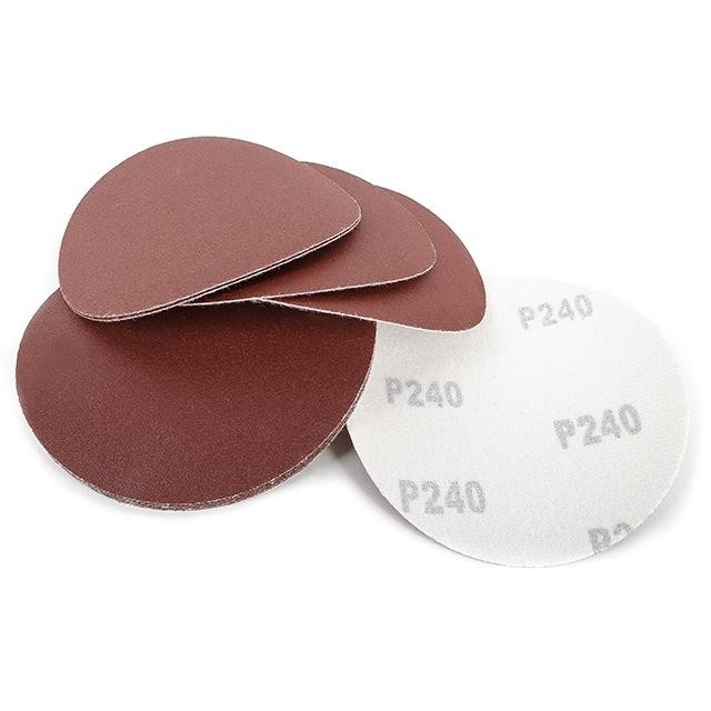 Круг наждачный самоклеющийся Intertool 125мм, бумага класс E, 220 г/м2, К240, уп. 10ед (BT-0566)