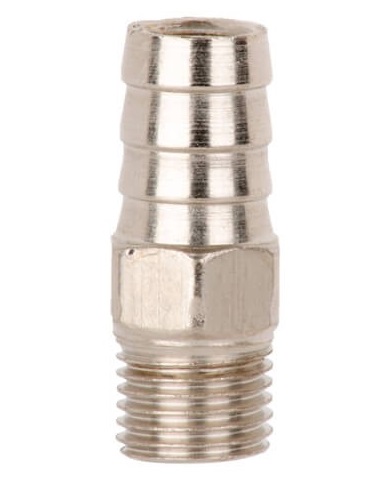 Переходник Intertool с наружной резьбой 1/4" на шланг 10мм (PT-1845)