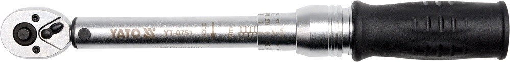 Динамометрический ключ Yato 1/4" 2-10 Нм 281 мм (YT-0751)