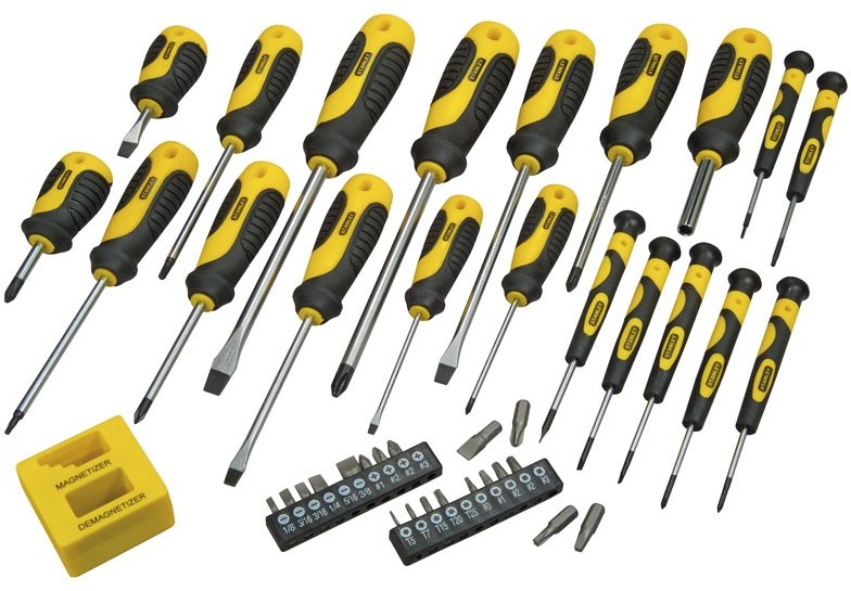 Набор отверток и насадок Stanley сумка, магнитезатор, 42 элементов (STHT0-62113)