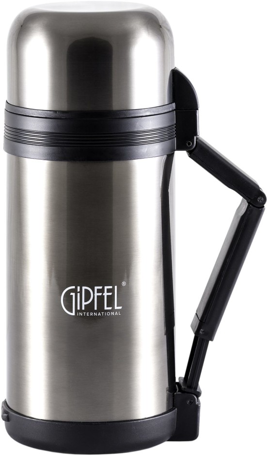 Термос Gipfel SANTOS 1 л серый с широким горлом (8210)