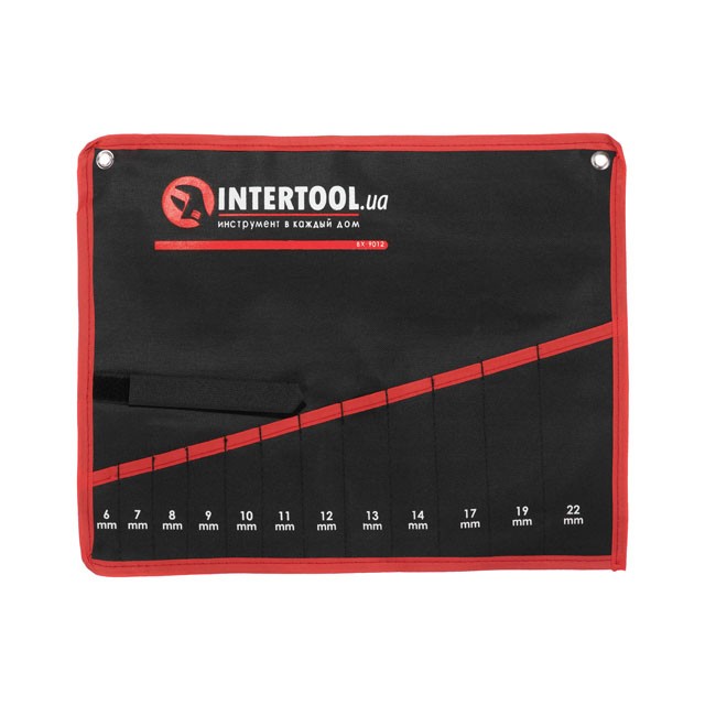 Чехол Intertool для гаечных ключей 12 карманов (BX-9012)