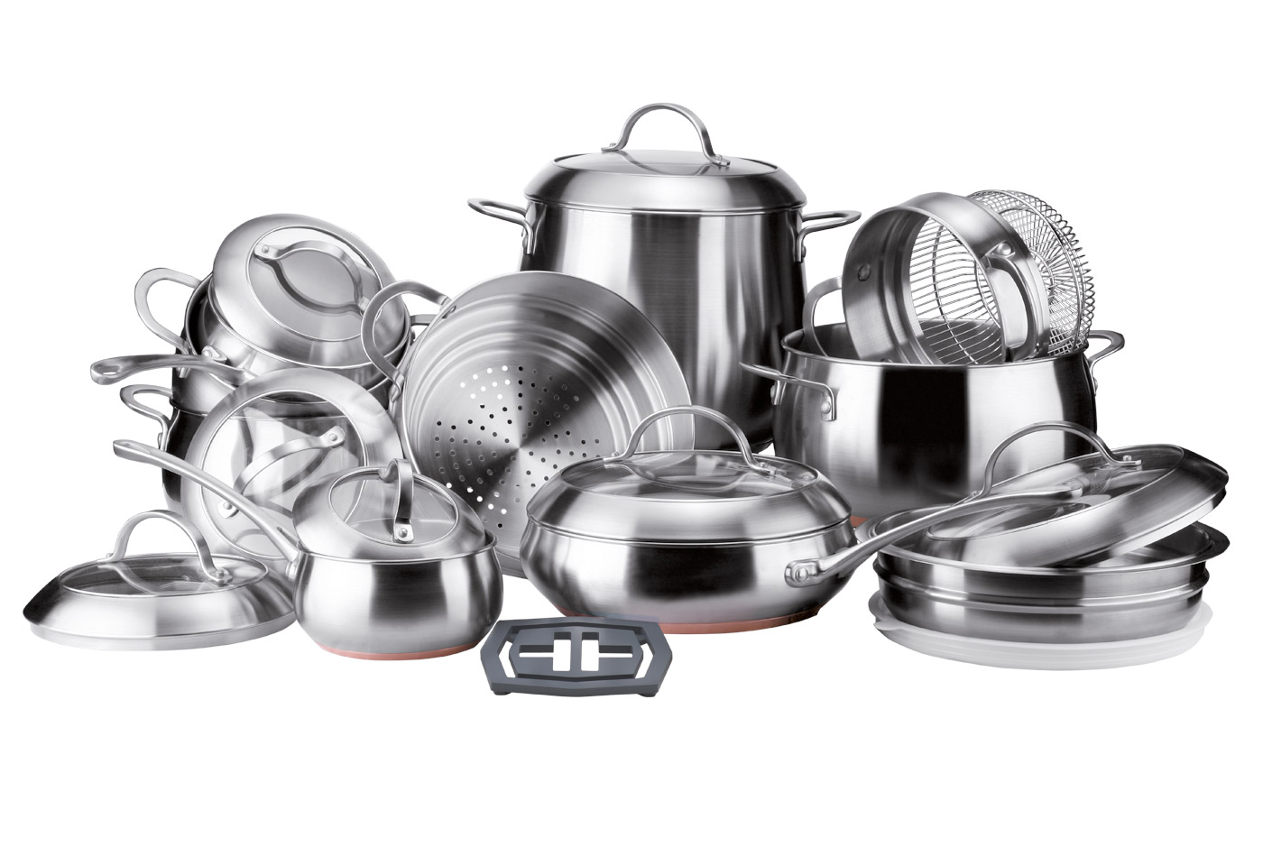 Набор посуды Vinzer Grand Majestic 19 предметов (89036)