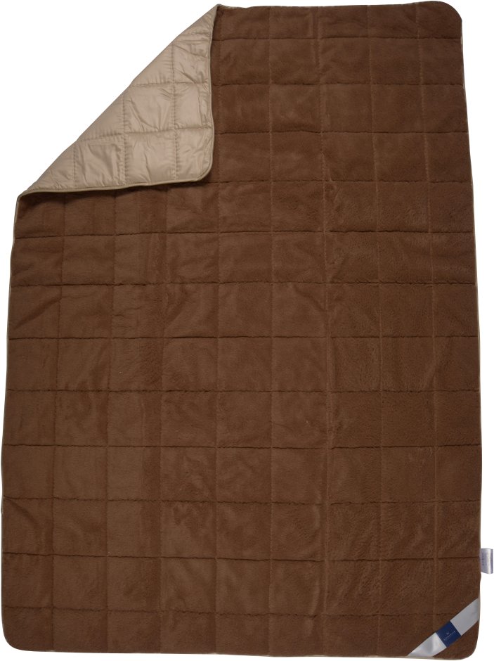 Одеяло Billerbeck Камелия меховое 200х220 см Коричневое (0169-03/03)