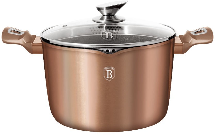 Кастрюля Berlinger Haus Rosegold Metallic Line 24х16 см 6 л (BH-1520N)