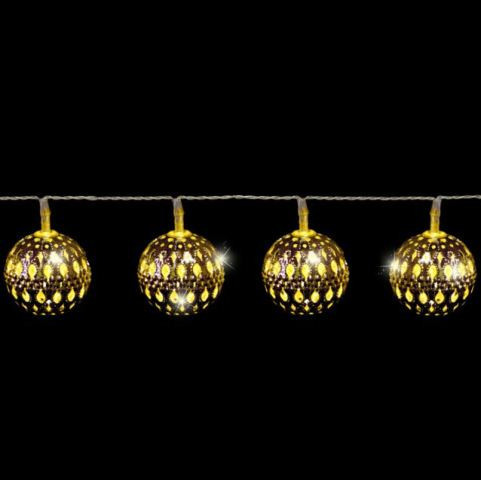 Гирлянда Luca Lighting Золотистые шарики (372431)