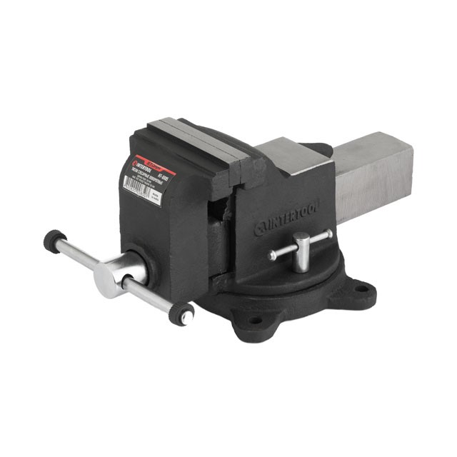 Тиски слесарные поворотные Intertool 100мм STORM, 8,85кг (HT-0085)