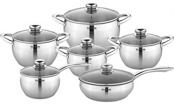 Набор посуды Maxmark 12 предметов (MK-APP7512А)