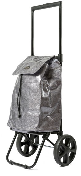 Сумка-тележка Epic City X Shopper Evolution 33 Glitter Silver (926138)