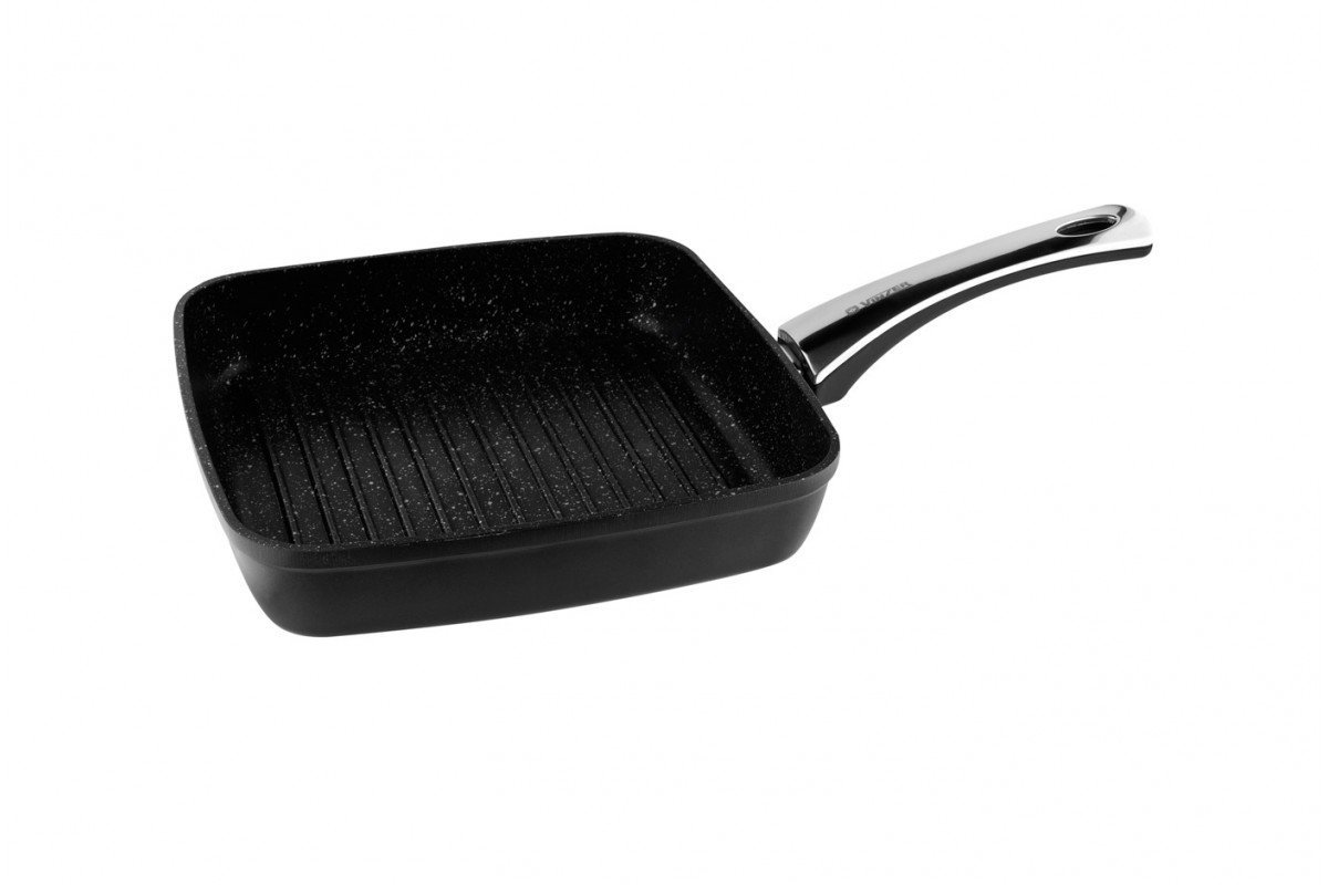 Сковорода-гриль Vinzer 26 x 26 см Granite Induction line (89438)