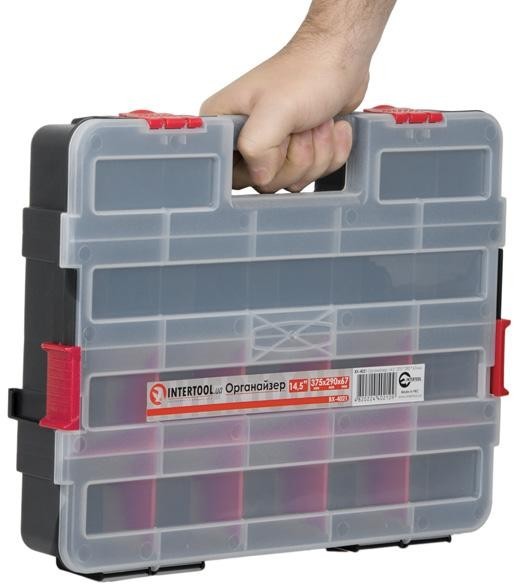 Органайзер Intertool 14.5" 375х290х67 мм (BX-4021)