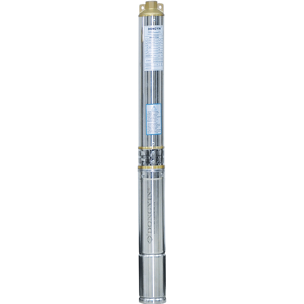 Скважинный насос Dongyin 1.5 кВт H 108(80)м Q 90(60) л/мин Ø80 мм (777095)
