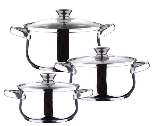 Набор кастрюль Wellberg 6 предметов (WB-1645)