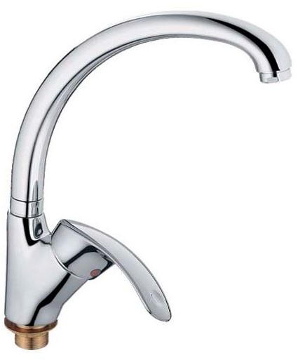 Смеситель для кухни Cron Mars 777 на гайке из нержавейки (CR0783)