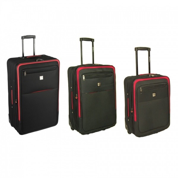 Комплект чемоданов Skyflite Transit Black (S/M/L) 3шт (924430)