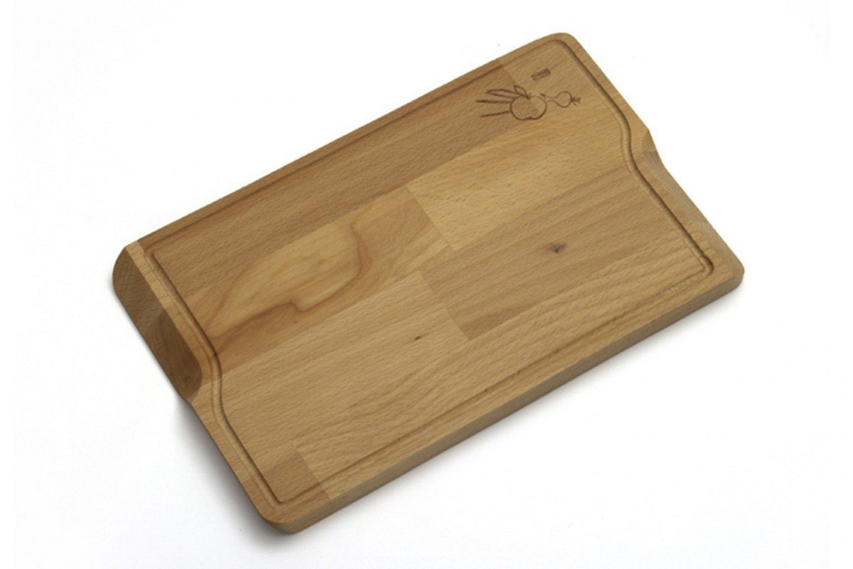 Разделочная доска Practic Tereska 20х32х1.5 см Коричневая (09613)