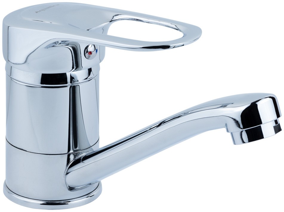 Смеситель для кухни Aquatica MJ D40 гусак прямой 150 мм на шпильке (MJ-2B129C)