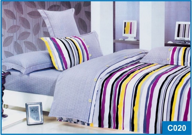 Постельное белье Leleka-Textile Сатин 200х220 Сиреневое Евро