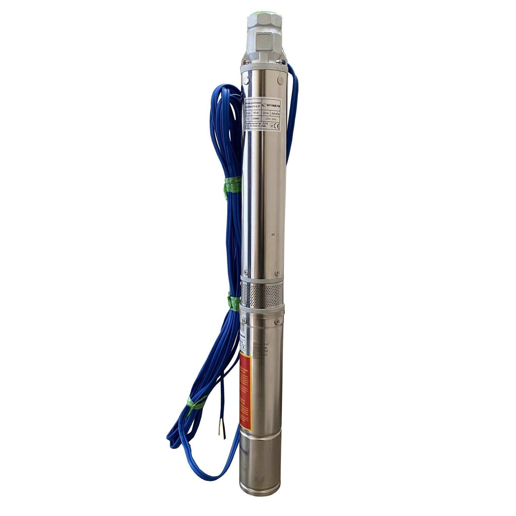 Насос скважинный с повышенной уст-тью к песку OPTIMA PM 3,5SDm3/9 0,37 кВт 55м + 15 м кабель