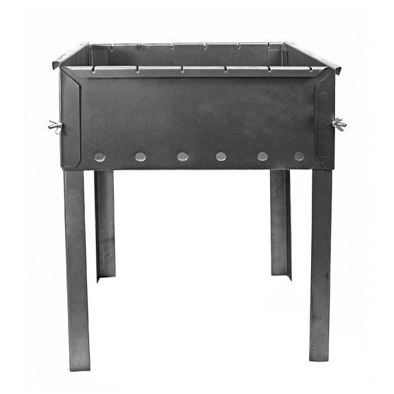 Мангал для шашлыков Cилумин 6-местный (МШ06)