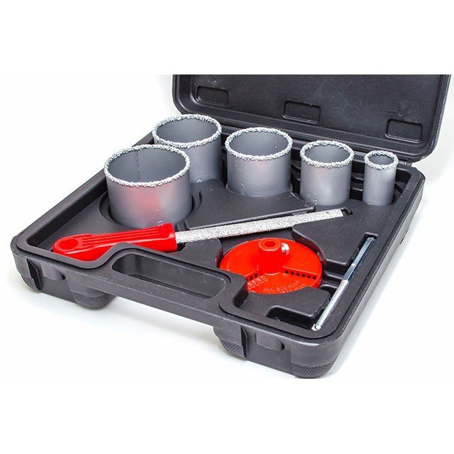 Набор корончатых сверл Intertool для плитки 5шт 33-83мм (SD-0428)