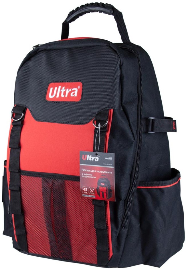 Рюкзак для инструмента Ultra 6 карманов 490×380×230 мм 43 л (7411832)
