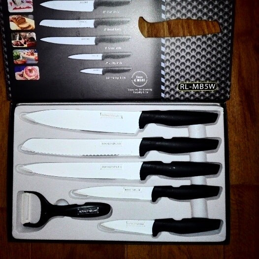 Набор ножей Royalty Line 6 предметов (RL-MB5W)