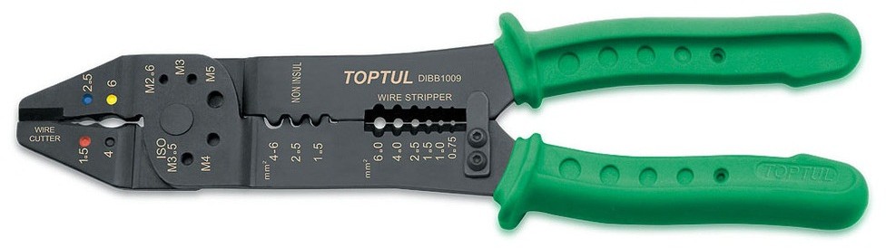 Обжимные клещи для наконечников Toptul (DIBB1009)