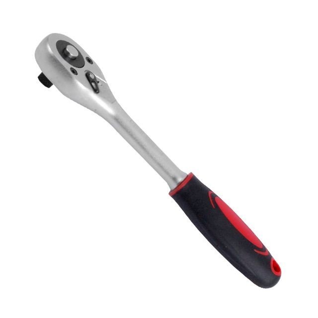 Рукоятка с храповым механизмом Intertool 24 зуба 1/4'', CrV (HT-2104)