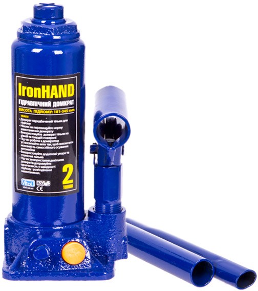 Домкрат гидравлический Iron Hand 2 т 181-345 мм (ДБ-02006)