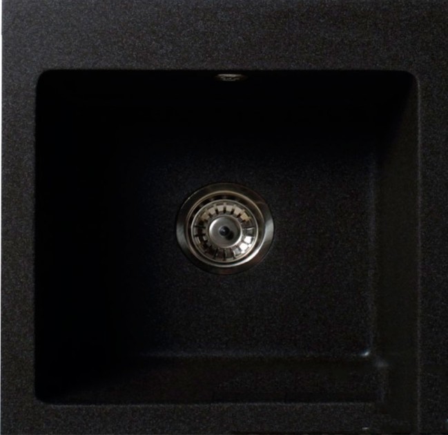 Кухонная мойка Brenor Milano 50 8M Черная Металл