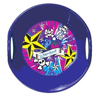 Санки-тарелка Alpen Ufo Graffiti IML синие (991101)