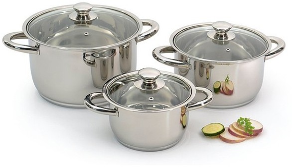 Набор посуды BergHoff Vision prima 6 предметов (1106010)