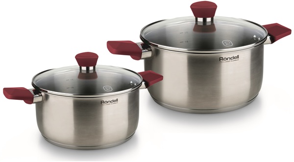 Набор кастрюль RONDELL Strike 4 предмета (RDS-816)