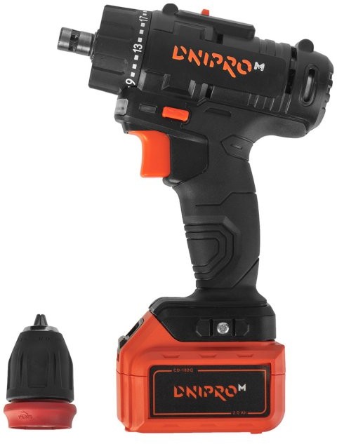 Аккумуляторная дрель шуруповерт Dnipro-M CD-182Q (72985000)